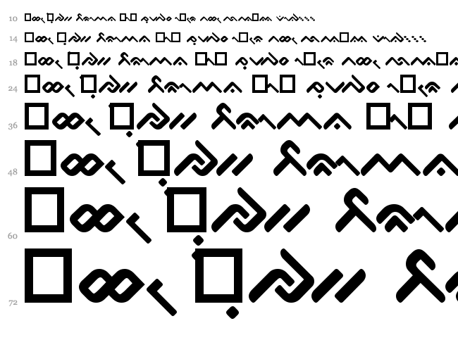 OgieCappo Campotype font waterfall